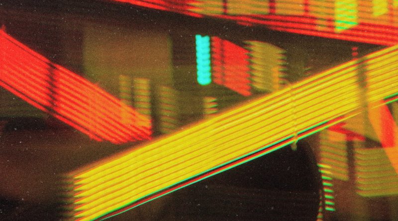 orange and yellow neon lights