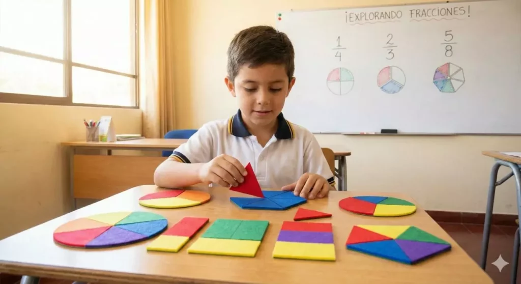 fracciones figuras geometricas