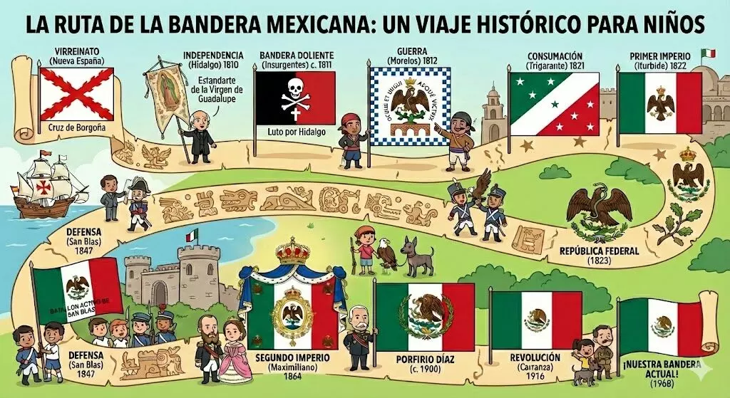 banderas de mexico