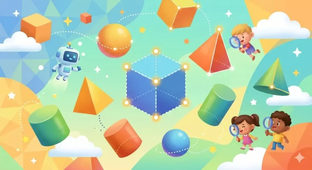 🚀 Acabamos de lanzar una nueva aplicación interactiva para que los peques aprendan todo sobre las figuras geométricas tridimensionales. 🧊⛺Podrán girar las formas en 3D con su dedo o el ratón para observar y contar fácilmente sus caras, aristas y vértices. La herramienta incluye 10 cuerpos geométricos diferentes, desde el clásico cubo hasta prismas, pirámides y el octaedro. ¡Ideal para integrar las TIC en el aprendizaje y repasar jugando! 🎮💻