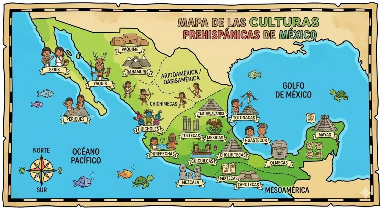 Mapa Prehispánico
